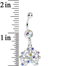 Load image into Gallery viewer, Aurora Gem Sparkling Lisbon Lace Dangle Belly Ring
