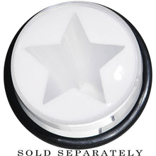 Load image into Gallery viewer, 18mm Clear White Acrylic Wish on a Star Taper
