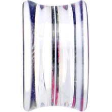 将图片加载到图库查看器，20mm Acrylic Black Multicolored Old Fashioned Flowers Saddle Plug
