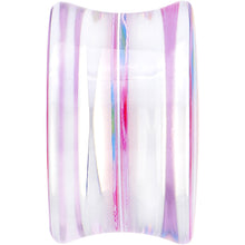 将图片加载到图库查看器，22mm Acrylic Pink Multicolored Flower Power Saddle Plug
