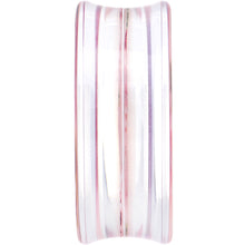 Load image into Gallery viewer, 32mm Acrylic Pink Grandma's Wallpaper Flowered Saddle Plug
