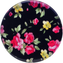 将图片加载到图库查看器，38mm Acrylic Black Multicolored Old Fashioned Flowers Saddle Plug
