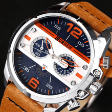 Load image into Gallery viewer, Men's  Waterproof Retro Style Watch With Excellent  Background, Chronometers  Large Numbers Perfect Gift

