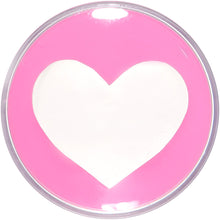 Load image into Gallery viewer, 20mm Clear Pink Acrylic Adoring Heart Saddle Plug
