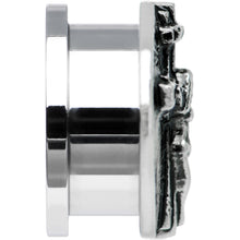 Load image into Gallery viewer, 18mm Stainless Steel Jesus on the Cross Screw Fit Plug
