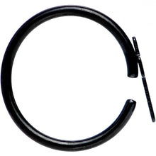 Load image into Gallery viewer, 20G 5/16 Black IP Divine Cross Nose Hoop
