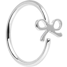 Load image into Gallery viewer, 20G 5/16 Stainless Steel Girly Bow Nose Hoop
