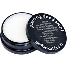 Load image into Gallery viewer, Clear Gem Black Funk-Off Piercing Deodorant
