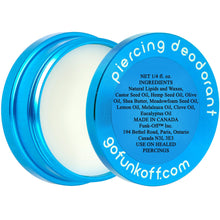 Load image into Gallery viewer, Clear Gem Aqua Funk-Off Piercing Deodorant
