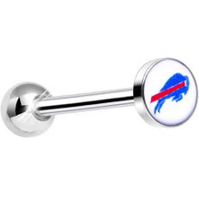 Load image into Gallery viewer, Officially Licensed NFL Buffalo Bills Barbell Tongue Ring
