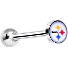 Load image into Gallery viewer, Officially Licensed NFL Pittsburgh Steelers Barbell Tongue Ring
