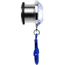 将图片加载到图库查看器，1/2 Blue Dangling Anchor Steel Plug
