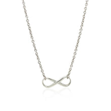 将图片加载到图库查看器，Sterling Silver Infinity Symbol Necklace
