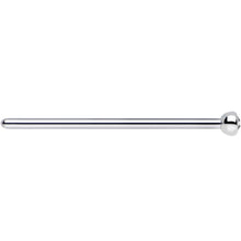 Load image into Gallery viewer, 18G 3/4 Clear CZ Steel Straight Fishtail Nose Ring 2.5mm

