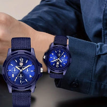 Load image into Gallery viewer, Men's Nylon Casual Sport Quartz Wrist Watch
