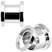Load image into Gallery viewer, 00G Stainless Steel Licensed Captain America Screw Fit Plug Set
