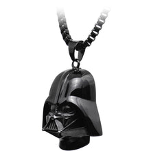 Load image into Gallery viewer, Licensed Black IP Star Wars 3D Darth Vader Pendant Necklace
