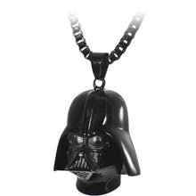 Load image into Gallery viewer, Licensed Black IP Star Wars 3D Darth Vader Pendant Necklace
