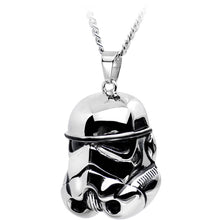 Load image into Gallery viewer, Licensed Steel Star Wars 3D Stormtrooper Pendant Necklace
