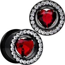 将图片加载到图库查看器，13mm Red Heart Insert Anodized Titanium Internally Threaded Plug Set
