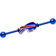 Load image into Gallery viewer, Officially Licensed Buffalo Bills Logo Industrial Barbell 38mm
