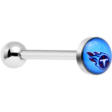 Load image into Gallery viewer, Officially Licensed Tennessee Titans Barbell Tongue Ring
