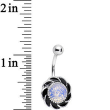 将图片加载到图库查看器，Aurora Tribal Flower Belly Ring
