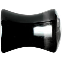 Load image into Gallery viewer, 2G Black Acrylic White Nautical Anchor Saddle Plug Set
