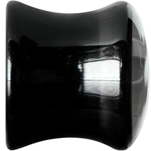 Load image into Gallery viewer, 00G Black Acrylic Drop the White Anchor Saddle Plug
