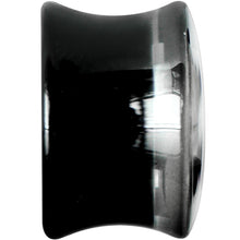 将图片加载到图库查看器，9/16 Black Acrylic White Mustache Saddle Plug
