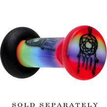 Load image into Gallery viewer, 8G Rainbow Acrylic Groovy Dreamcatcher Single Flare Plug
