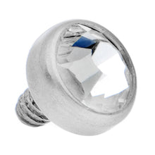 将图片加载到图库查看器，Grade 23 Titanium 3mm Clear Externally Threaded Dermal Top
