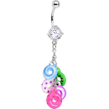 将图片加载到图库查看器，Dangling Donuts Dangle Belly Ring
