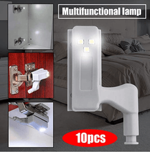 Load image into Gallery viewer, LED Inner Hinge lamp Under Cabinet Light Universal Wardrobe Light Sensor Led  For Cupboard Closet Kitchen Bedroom Decor Lamp
