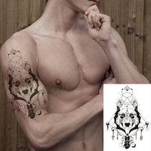 Load image into Gallery viewer, 57 Sheets Temporary Tattoo Stickers Set Waterproof Temporary Tattoo Waist Arm Modern Stylish Big Black Tattoos For Womens Mens
