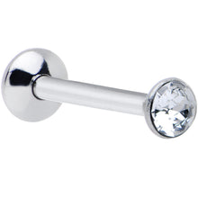 Load image into Gallery viewer, 20G 1/4 Handmade Labret Created with Crystals 2mm
