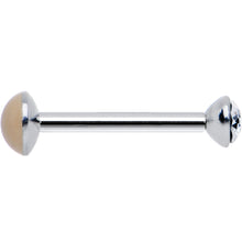 Load image into Gallery viewer, 20G 1/4 Handmade Labret Created with Crystals 2mm
