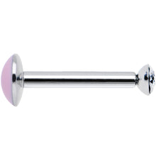 将图片加载到图库查看器，16G 5/16 Handmade Labret Created with Crystals 2.5mm
