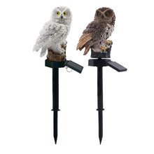 Load image into Gallery viewer, Solar LED Waterproof Premium Garden And Yard Lamp In Shape Of Owl With Stand And Solar Base Pathway Luxury Decoration
