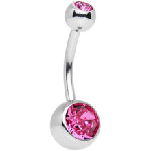 将图片加载到图库查看器，10 Piece Multicolor Belly Ring Pack Set Created with Crystals
