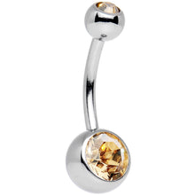 将图片加载到图库查看器，10 Piece Multicolor Belly Ring Pack Set Created with Crystals
