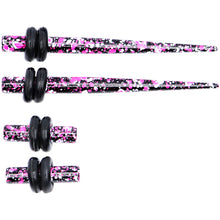Load image into Gallery viewer, 8G Splatter IP Stainless Steel Taper Plug Set
