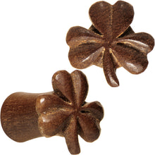 将图片加载到图库查看器，2G Organic Sabo Wood Shamrock Saddle Plug Set
