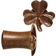 将图片加载到图库查看器，2G Organic Sabo Wood Shamrock Saddle Plug Set
