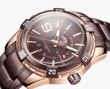 Load image into Gallery viewer, Men's  Luxury Stainless steal Waterproof Watch With Day And Date Display Unique Design Perfect Gift In Modern Metal Men  Wrist Watch Design
