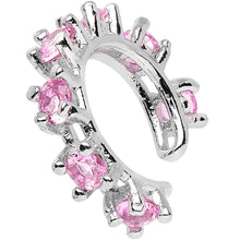Load image into Gallery viewer, Pink Cubic Zirconia All that Sparkles Ear Cuff
