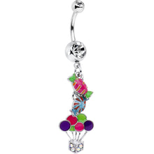 将图片加载到图库查看器，Bright Enamel Day at the Fair Candy Dangle Belly Ring
