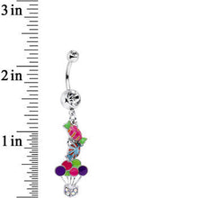 将图片加载到图库查看器，Bright Enamel Day at the Fair Candy Dangle Belly Ring
