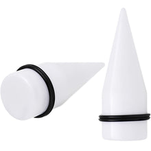 将图片加载到图库查看器，24mm White Acrylic Straight Taper Set
