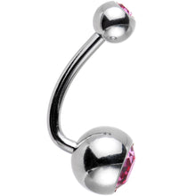 将图片加载到图库查看器，10 Piece J-Bar Belly Ring Pack Set Created with Crystals
